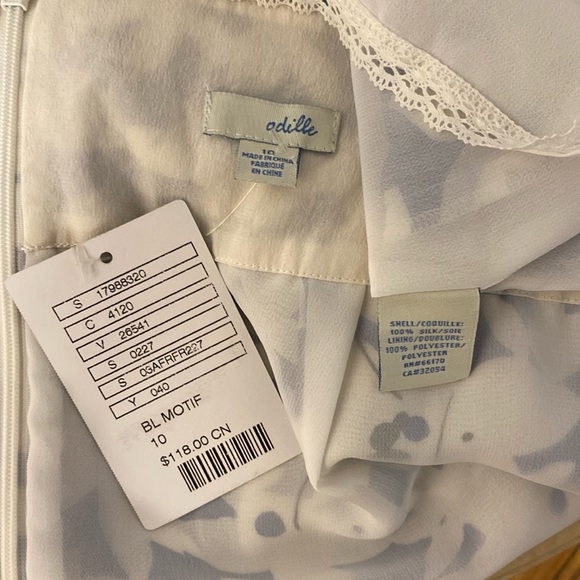 Anthropologie Silk Skirt, 10 - Picture 5 of 5